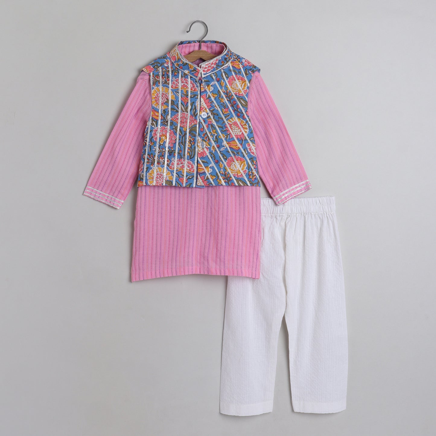 Boys Jacket Kurta Pajama Set